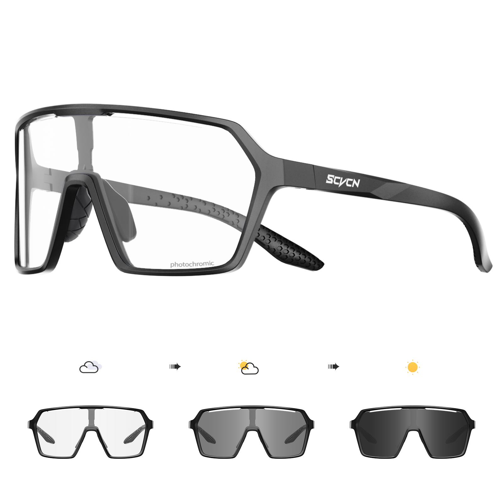 Outdoor Sport Glasses - SCVCN Hot Cycling Photochromic UV400 Sunglasses