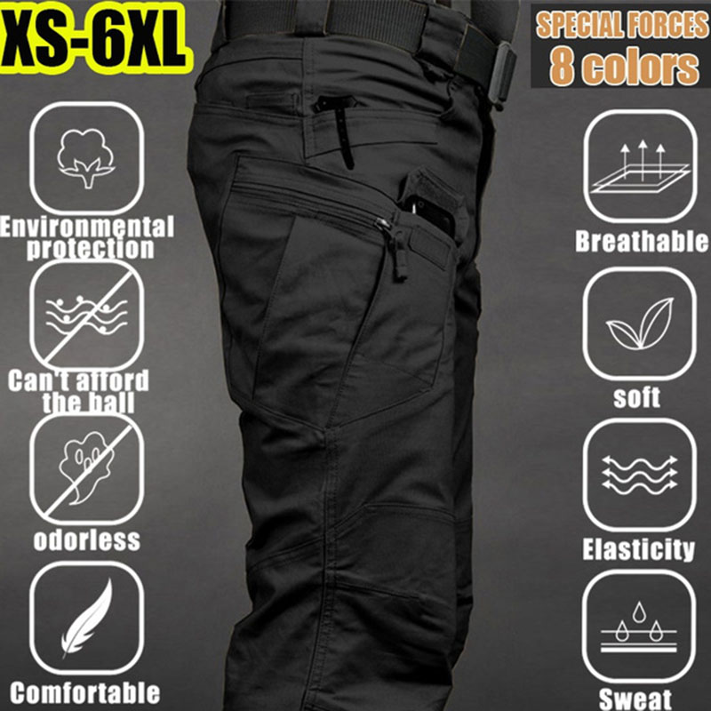 Outdoor Sport Hiking Pants - Men's Tactical Cargo Pants 6XL Plus