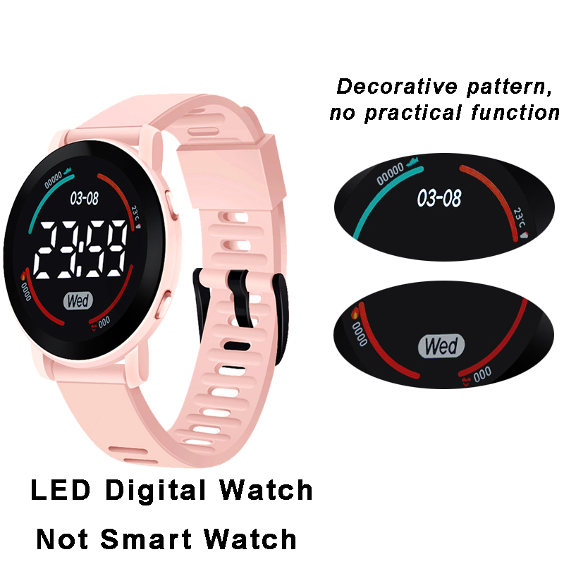 Fashion Boys Girls Digital Wat - Outdoor Sport Watch recension och pris