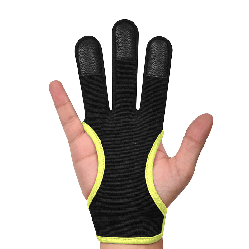 1PCS Archery 3 Fingers Glove G - Outdoor Sport Gloves recension och pris