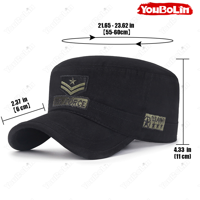 Flat-Top Military Cap, Unisex, - Academy Sports Outdoor recension och pris