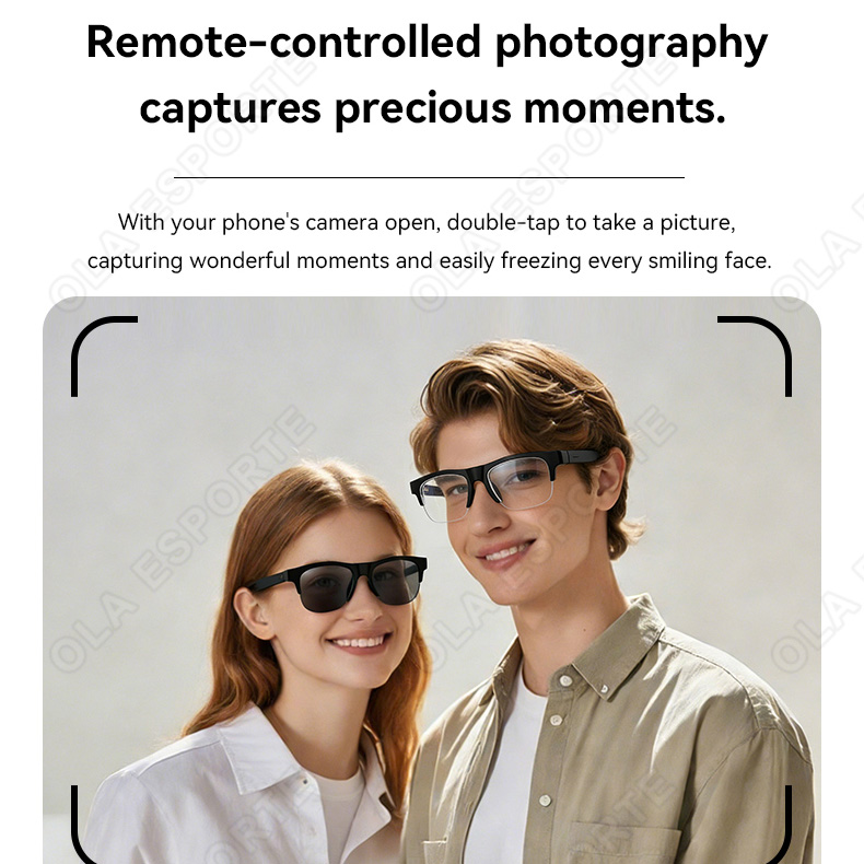 NEW Smart Glasses V5.3 Bluetoo - Outdoor Sport Glasses recension och pris