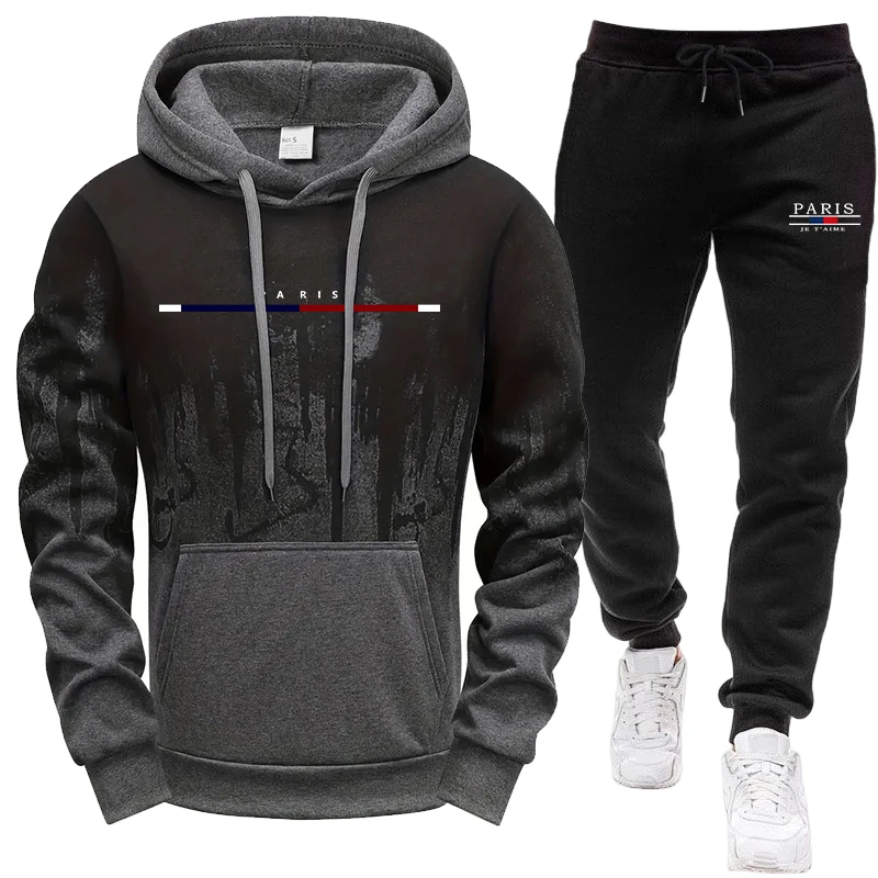 Men's Set/Hoodie/Pants Autumn  - Outdoor Sports Outfit recension och pris