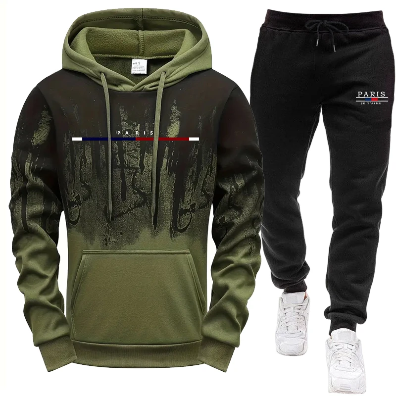Men's Set/Hoodie/Pants Autumn  - Outdoor Sports Outfit recension och pris