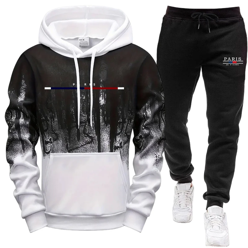 Men's Set/Hoodie/Pants Autumn  - Outdoor Sports Outfit recension och pris