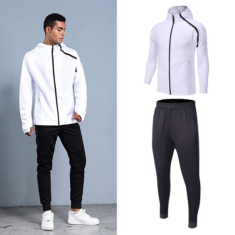 Men Hooded Sports Tracksuit Au - Outdoor Sports Outfit recension och pris