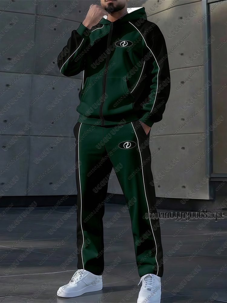 Autumn Winter New Men Tracksui - Outdoor Sports Outfit recension och pris