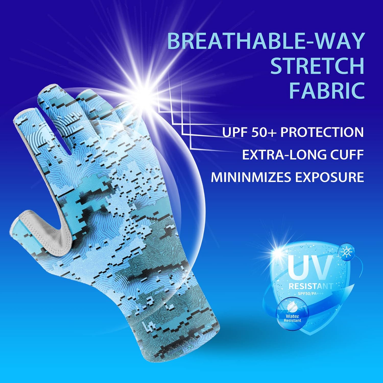 Aventik UPF50+ Fingerless Fish - Outdoor Sport Gloves recension och pris