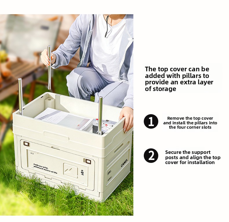Camping Folding Storage Box Wo - Outdoor Sport Chairs recension och pris
