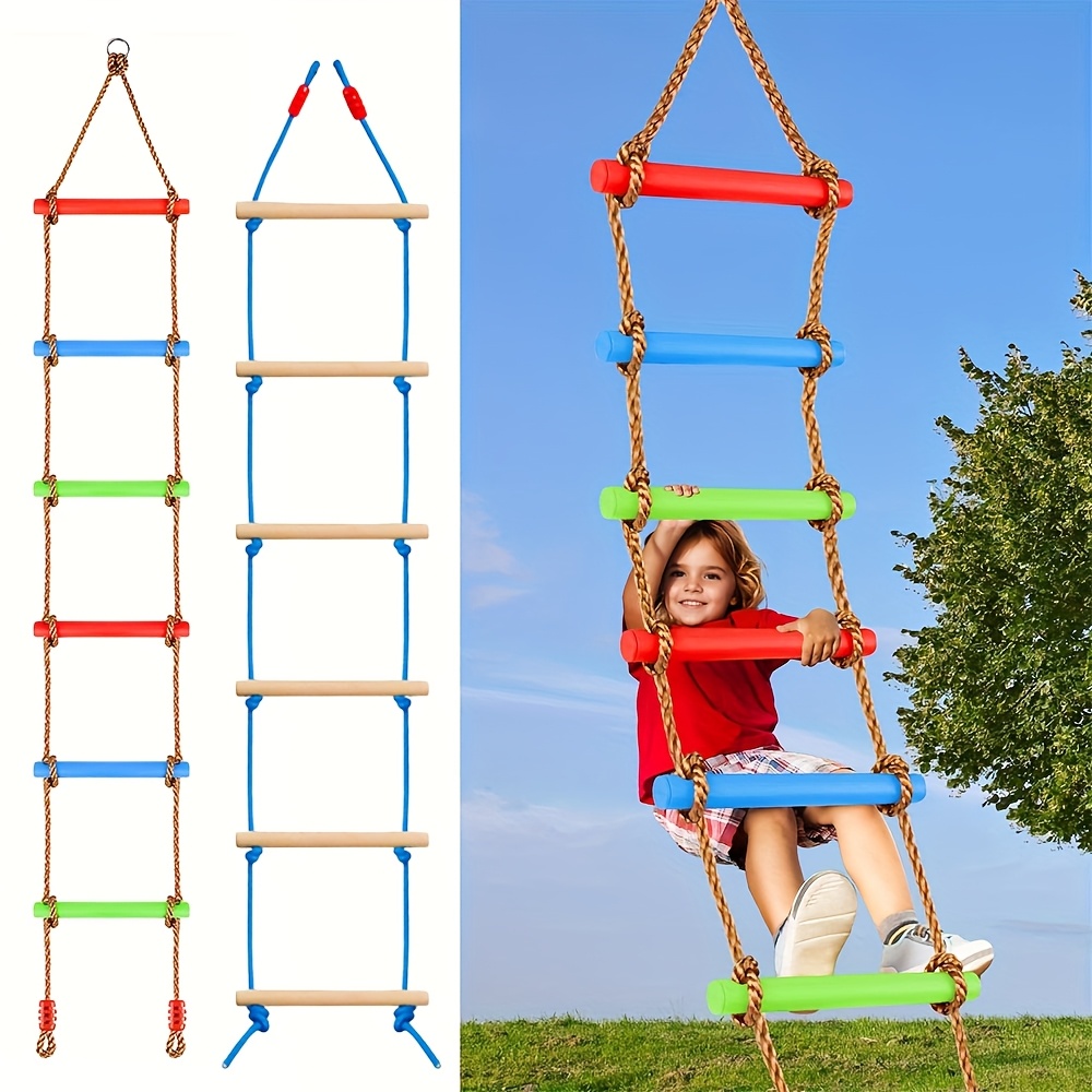 1pc Colorful Kid Climbing Ladd - Outdoor Sport Activities For Kids recension och pris