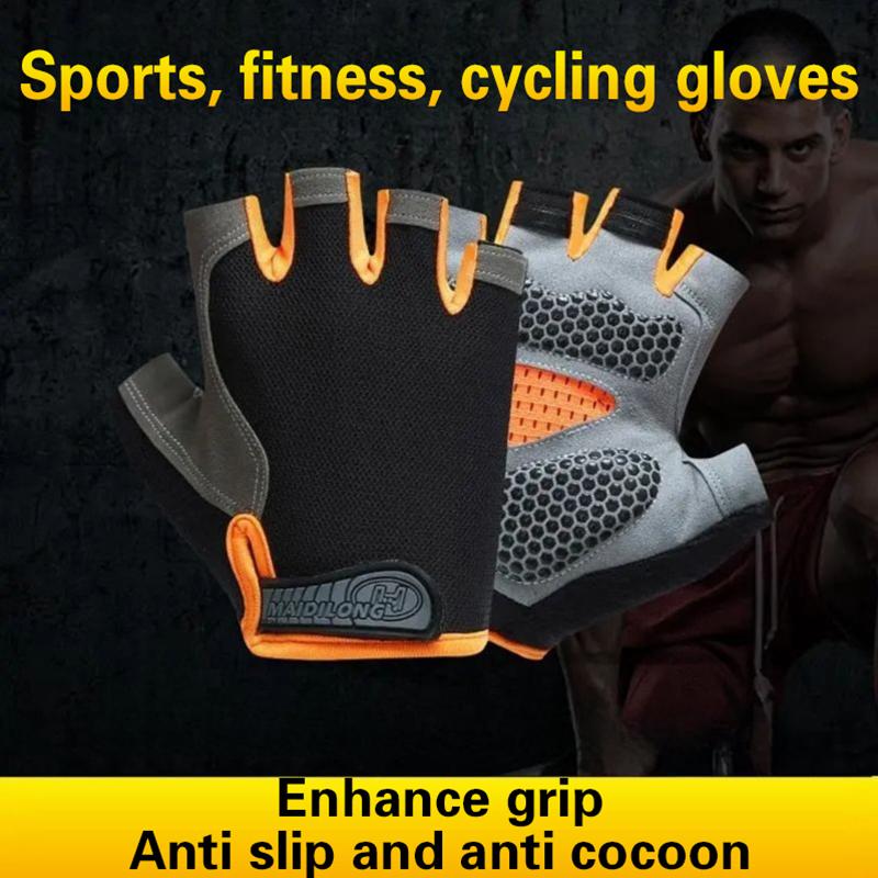 Unisex Half Finger Cycling Glo - Outdoor Sport Gloves recension och pris