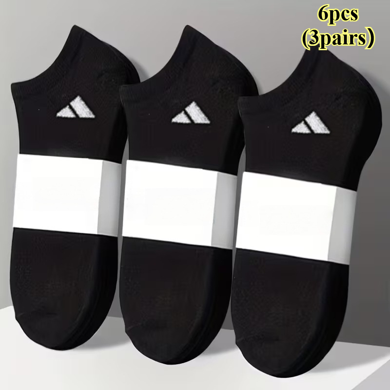 3 Pairs Black Athletic Socks w - Outdoor Sports Activities recension och pris
