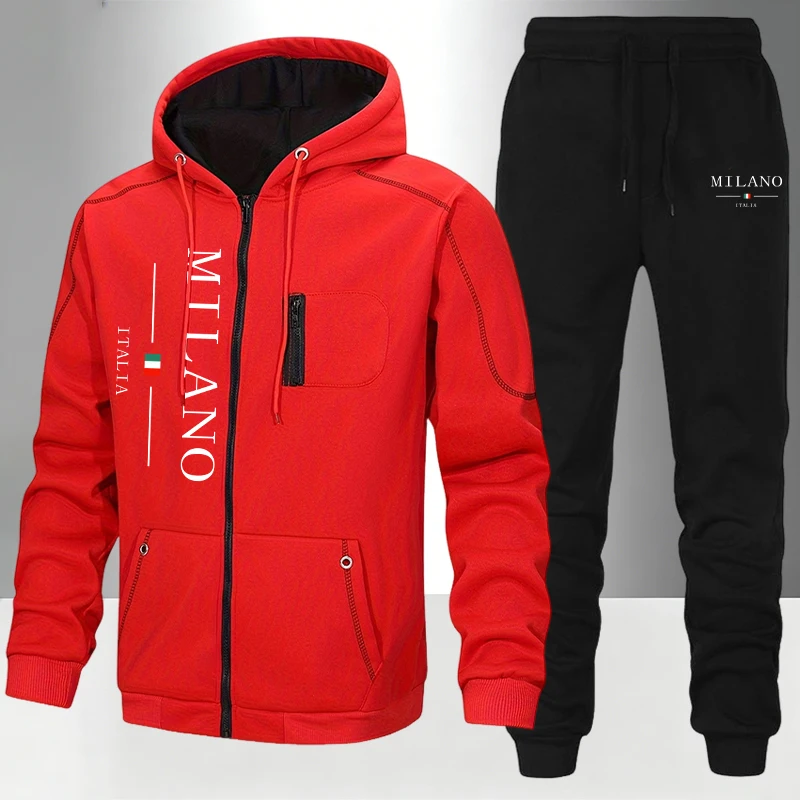 italy Fashion Men's Set/Coat/P - Outdoor Sports Outfit recension och pris